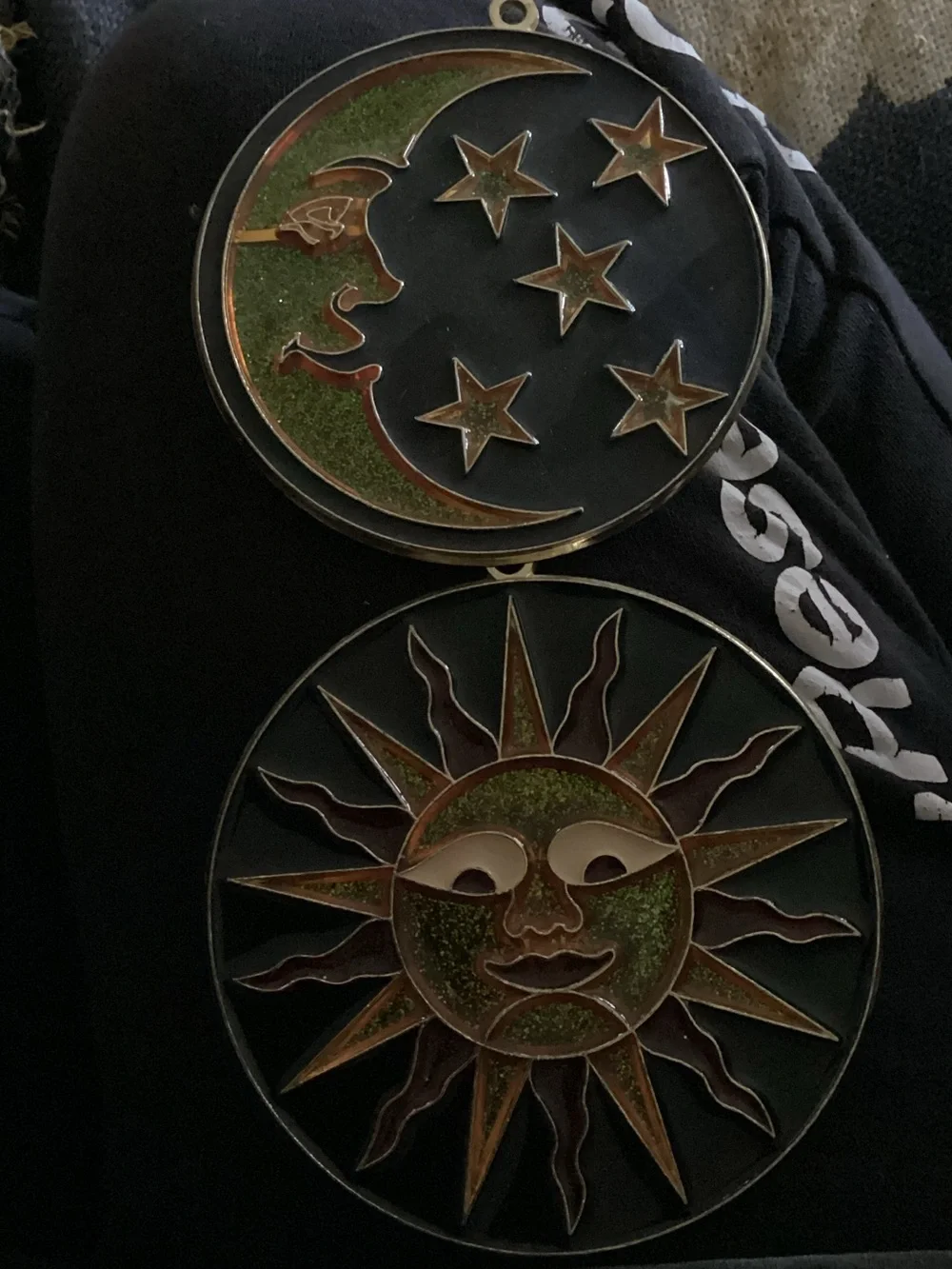 Sun and Moon Metal Sun Catchers